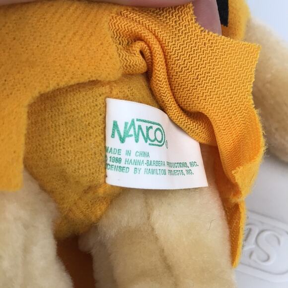 Vintage Nanco Fred Flintstone Plush Ornament 7'' 1980 Hanna-Barbera Collectible - Picture 7 of 8